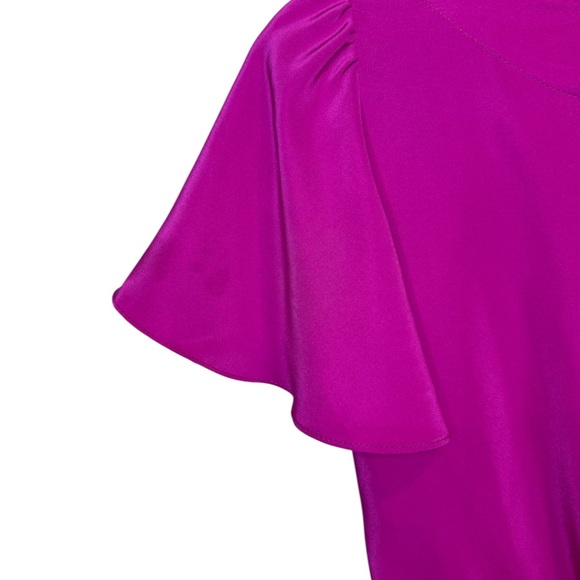 Amanda Uprichard 100% Silk size Small in a bright fuchsia - Picture 8 of 12